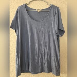 Banana Republic Light Blue Short Sleeve Tee